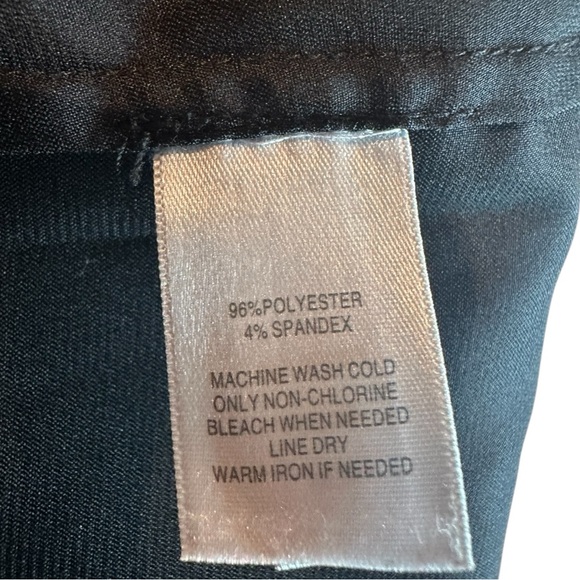 White House Black Market Black Ruffle Blouse - Picture 5 of 5